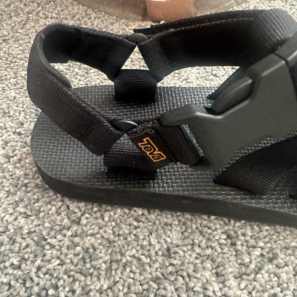 Teva Black Textured Sole Footwear. - Picture 4 of 4